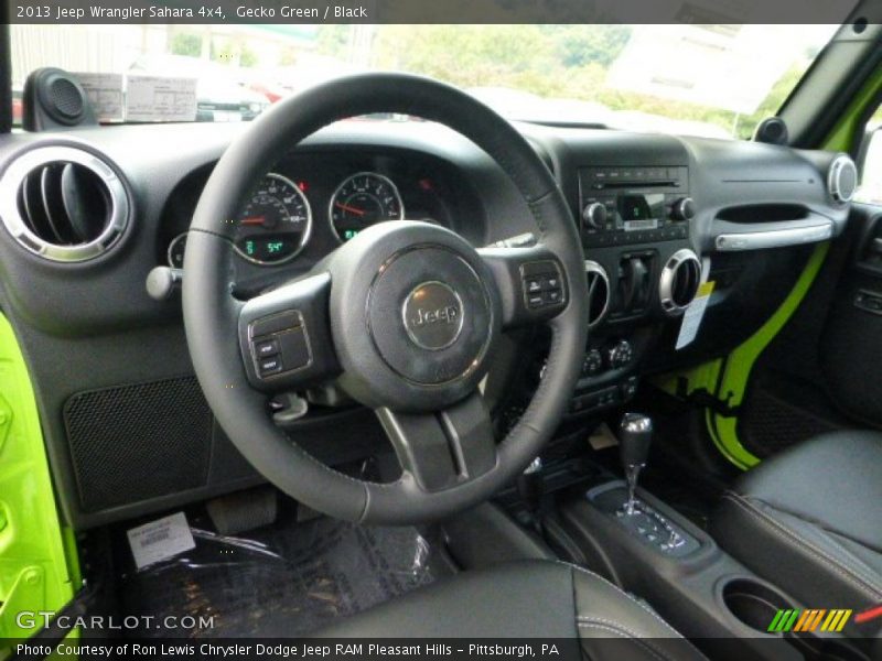 Black Interior - 2013 Wrangler Sahara 4x4 