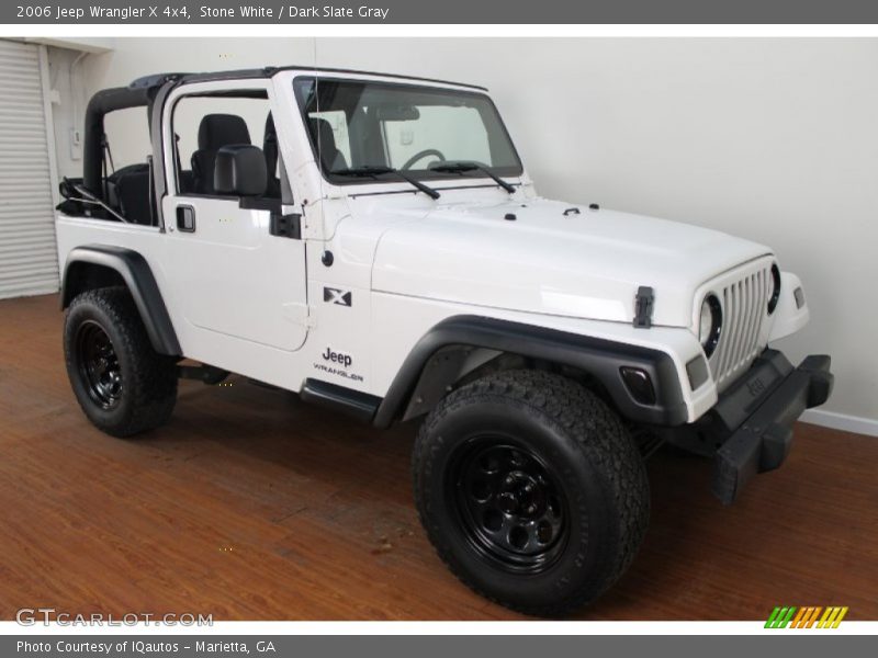 Stone White / Dark Slate Gray 2006 Jeep Wrangler X 4x4