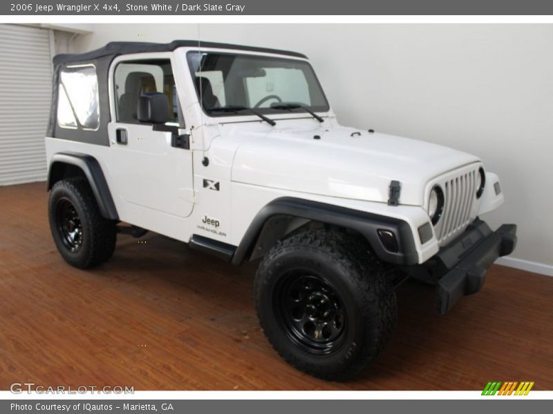 Stone White / Dark Slate Gray 2006 Jeep Wrangler X 4x4