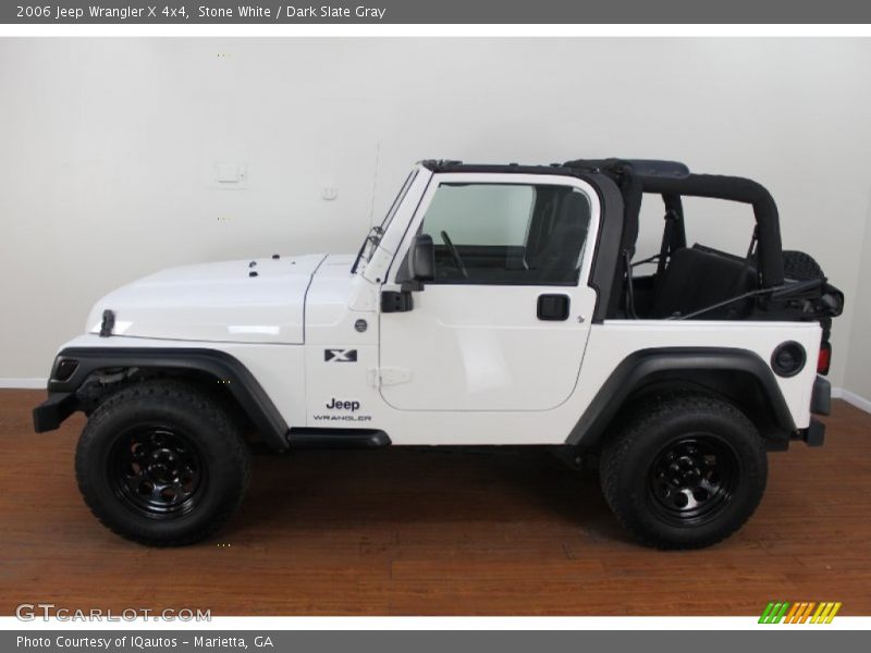 Stone White / Dark Slate Gray 2006 Jeep Wrangler X 4x4