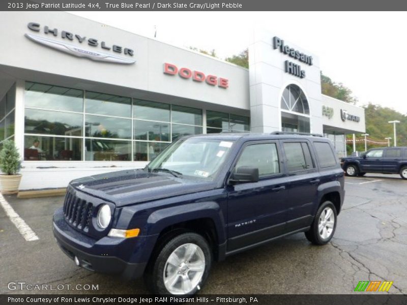 True Blue Pearl / Dark Slate Gray/Light Pebble 2013 Jeep Patriot Latitude 4x4