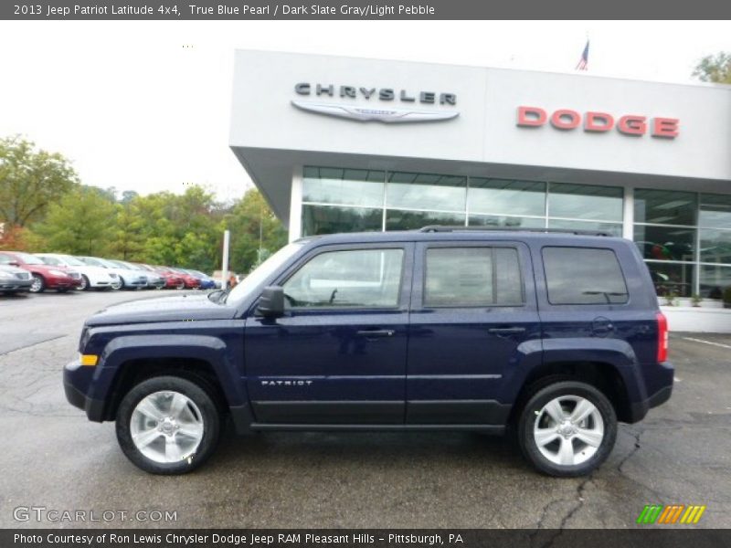 True Blue Pearl / Dark Slate Gray/Light Pebble 2013 Jeep Patriot Latitude 4x4