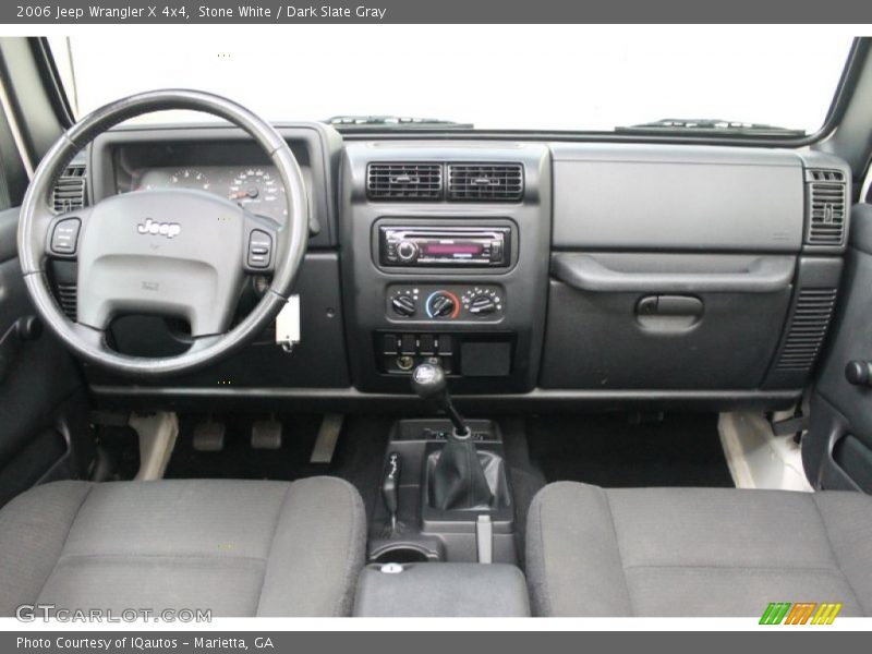 Stone White / Dark Slate Gray 2006 Jeep Wrangler X 4x4