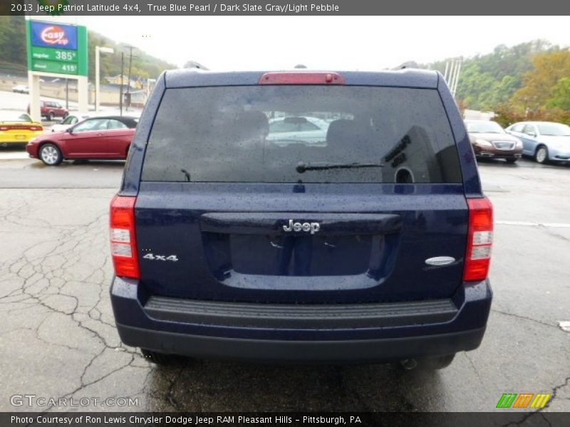 True Blue Pearl / Dark Slate Gray/Light Pebble 2013 Jeep Patriot Latitude 4x4