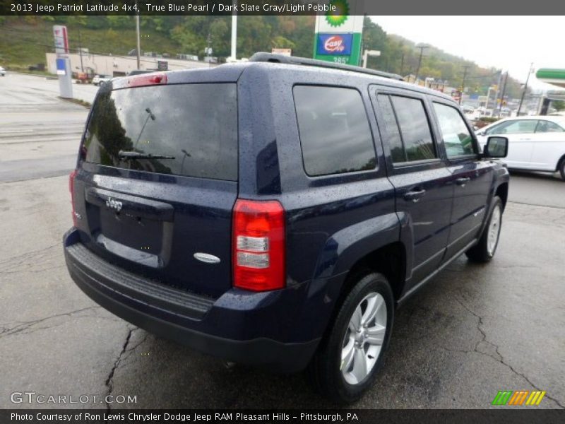 True Blue Pearl / Dark Slate Gray/Light Pebble 2013 Jeep Patriot Latitude 4x4