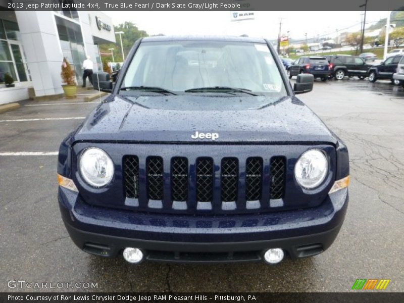 True Blue Pearl / Dark Slate Gray/Light Pebble 2013 Jeep Patriot Latitude 4x4