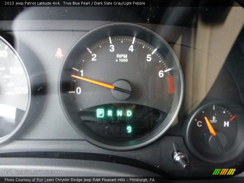 True Blue Pearl / Dark Slate Gray/Light Pebble 2013 Jeep Patriot Latitude 4x4