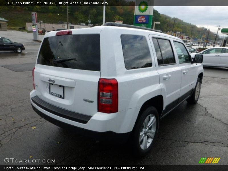 Bright White / Dark Slate Gray 2013 Jeep Patriot Latitude 4x4