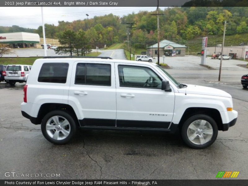 Bright White / Dark Slate Gray 2013 Jeep Patriot Latitude 4x4