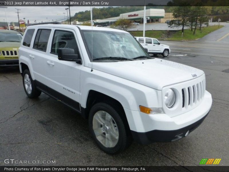 Bright White / Dark Slate Gray 2013 Jeep Patriot Latitude 4x4