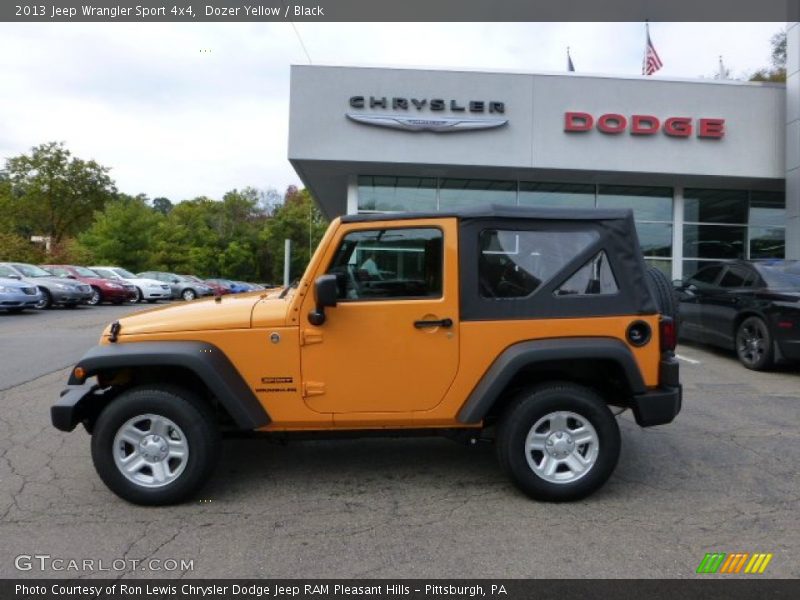  2013 Wrangler Sport 4x4 Dozer Yellow