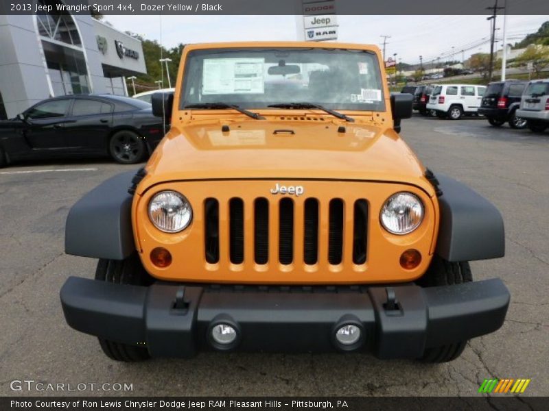 Dozer Yellow / Black 2013 Jeep Wrangler Sport 4x4