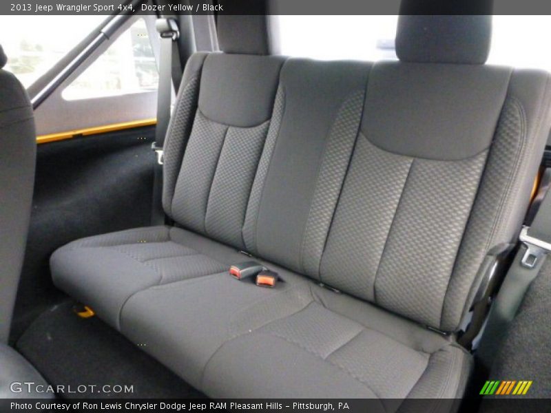 Rear Seat of 2013 Wrangler Sport 4x4