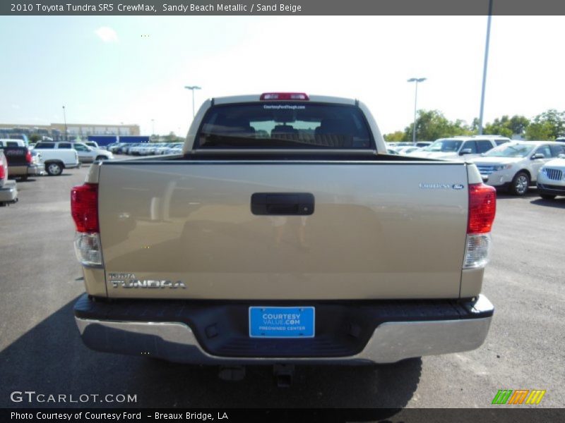 Sandy Beach Metallic / Sand Beige 2010 Toyota Tundra SR5 CrewMax