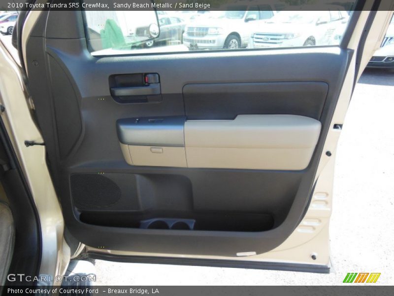 Sandy Beach Metallic / Sand Beige 2010 Toyota Tundra SR5 CrewMax