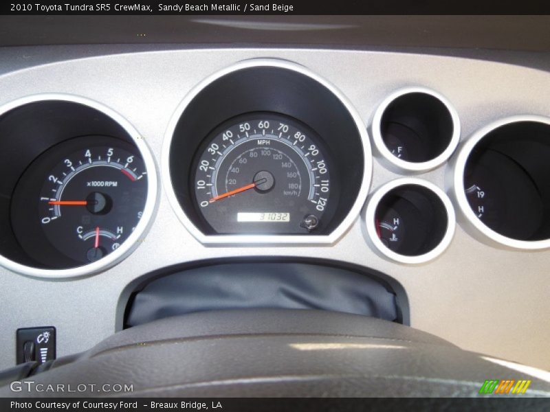 Sandy Beach Metallic / Sand Beige 2010 Toyota Tundra SR5 CrewMax