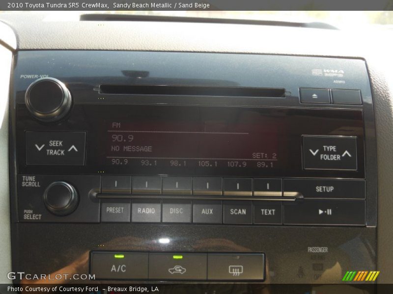Sandy Beach Metallic / Sand Beige 2010 Toyota Tundra SR5 CrewMax