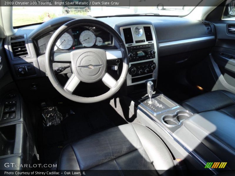 Bright Silver Metallic / Dark Slate Gray 2009 Chrysler 300 Touring
