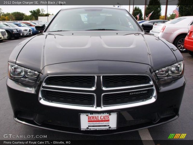 Pitch Black / Black 2012 Dodge Charger SE