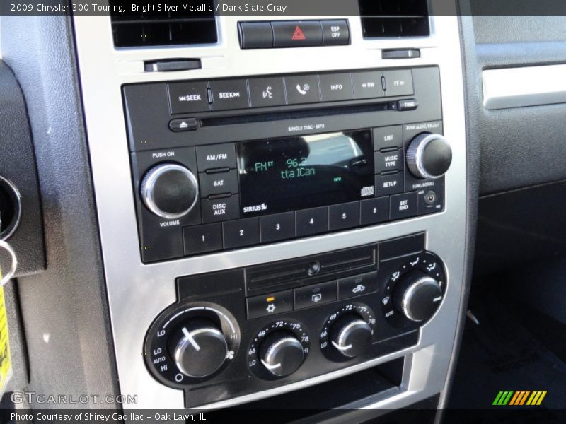 Bright Silver Metallic / Dark Slate Gray 2009 Chrysler 300 Touring