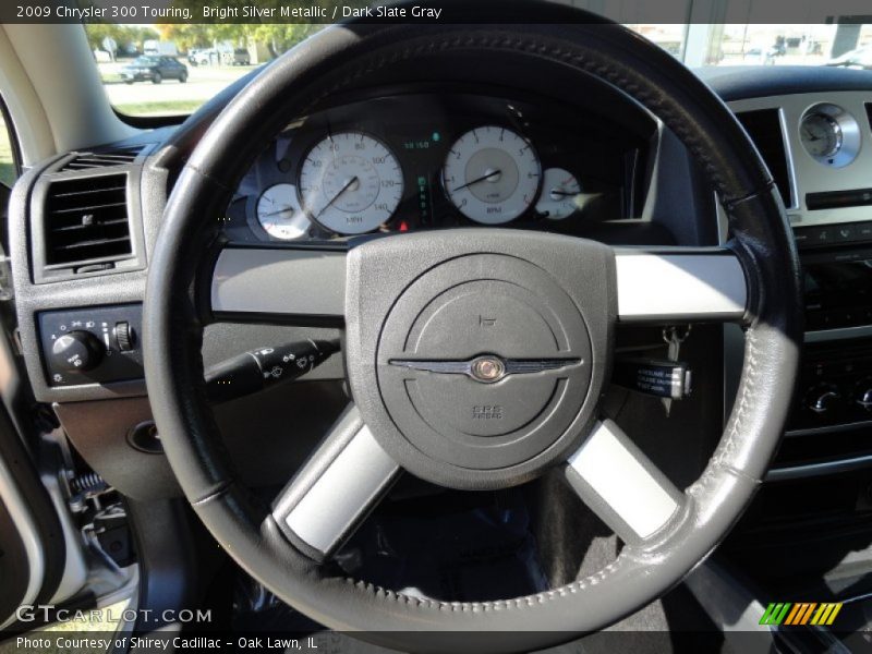 Bright Silver Metallic / Dark Slate Gray 2009 Chrysler 300 Touring