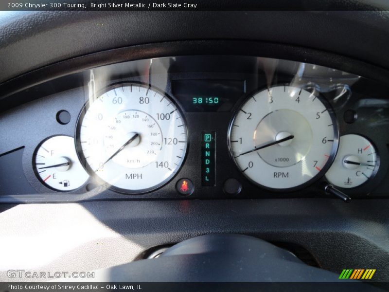 Bright Silver Metallic / Dark Slate Gray 2009 Chrysler 300 Touring