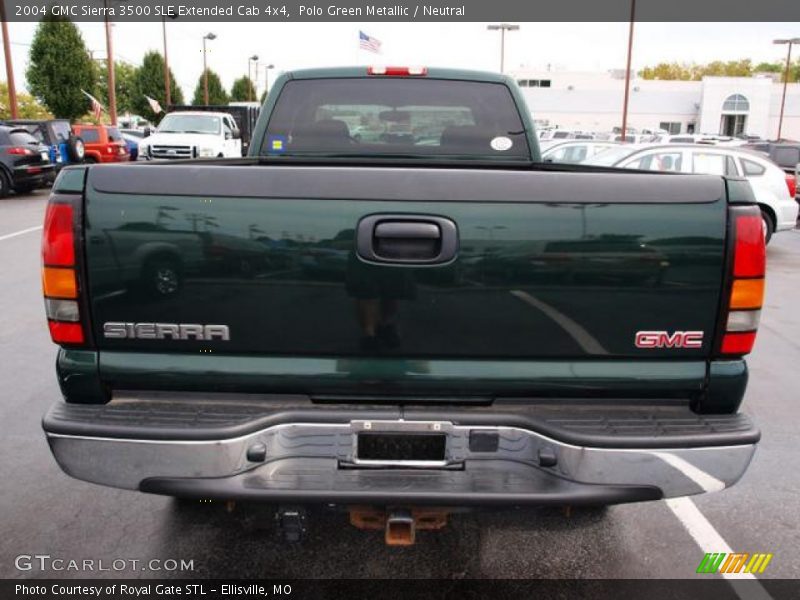 Polo Green Metallic / Neutral 2004 GMC Sierra 3500 SLE Extended Cab 4x4