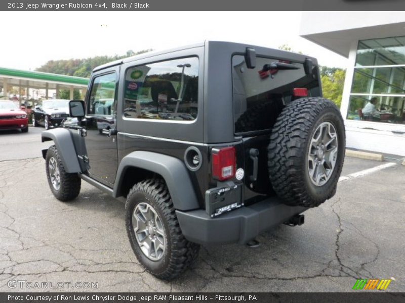 Black / Black 2013 Jeep Wrangler Rubicon 4x4