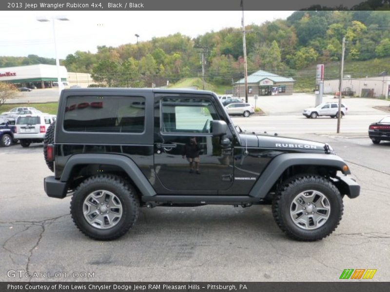 Black / Black 2013 Jeep Wrangler Rubicon 4x4