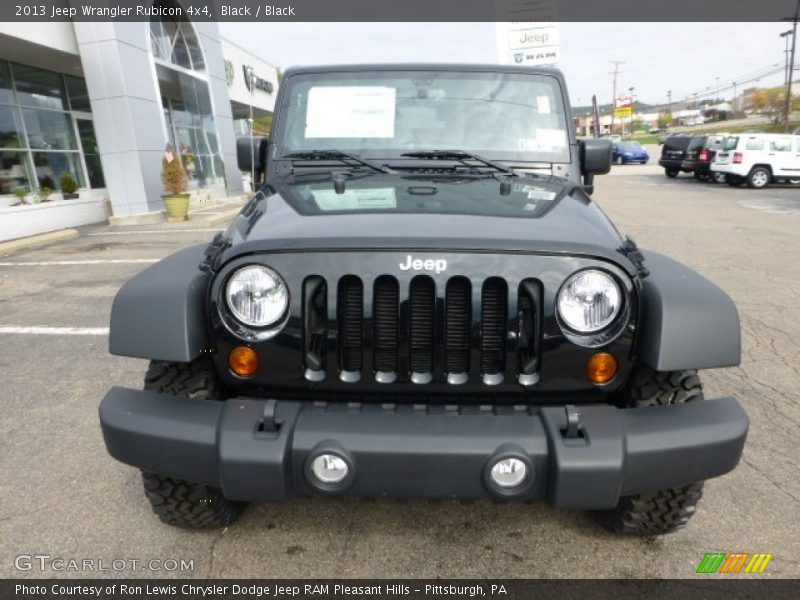 Black / Black 2013 Jeep Wrangler Rubicon 4x4