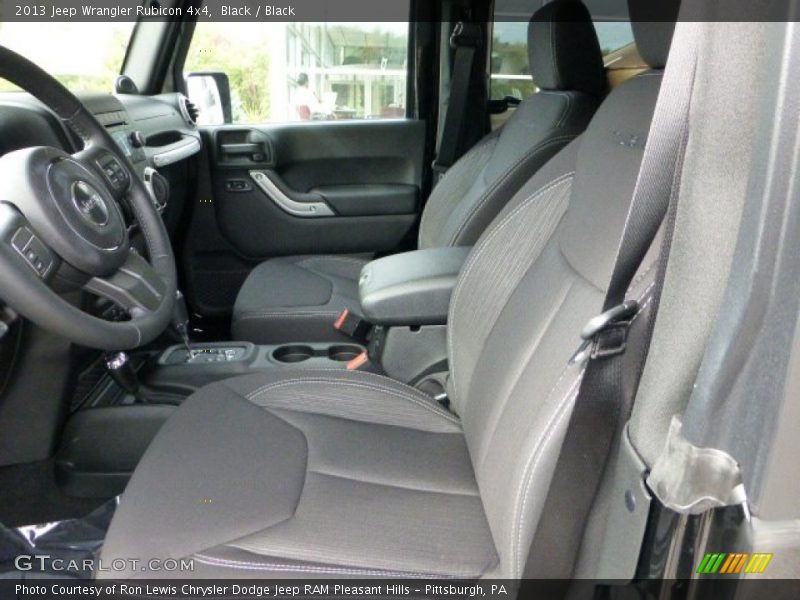  2013 Wrangler Rubicon 4x4 Black Interior