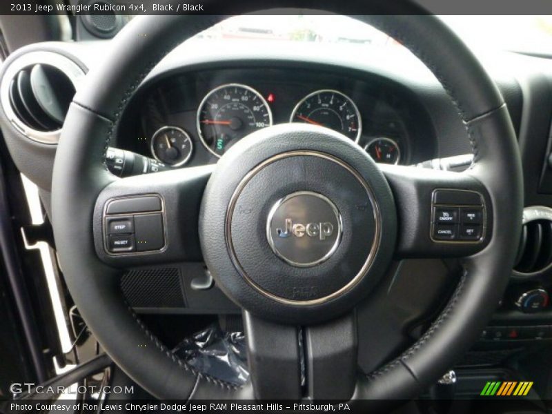  2013 Wrangler Rubicon 4x4 Steering Wheel