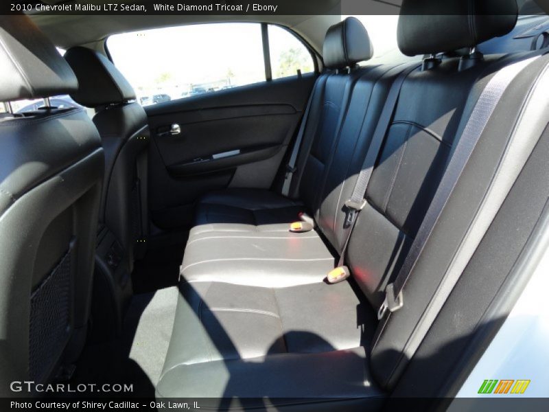 White Diamond Tricoat / Ebony 2010 Chevrolet Malibu LTZ Sedan