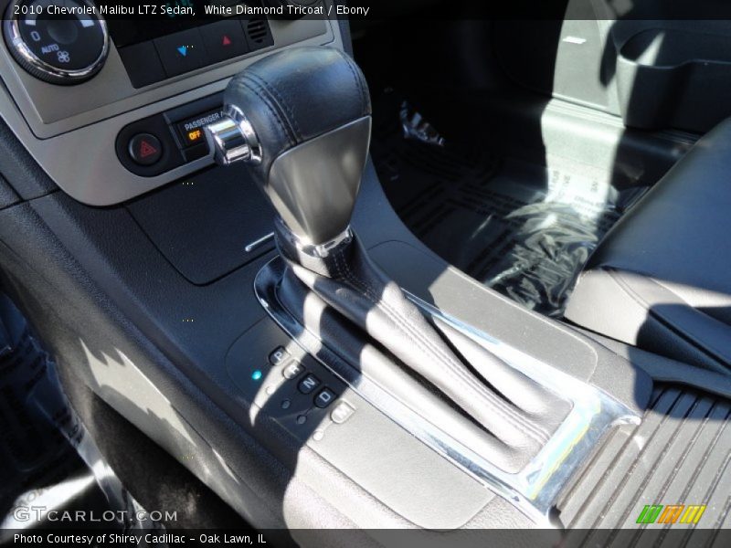 White Diamond Tricoat / Ebony 2010 Chevrolet Malibu LTZ Sedan