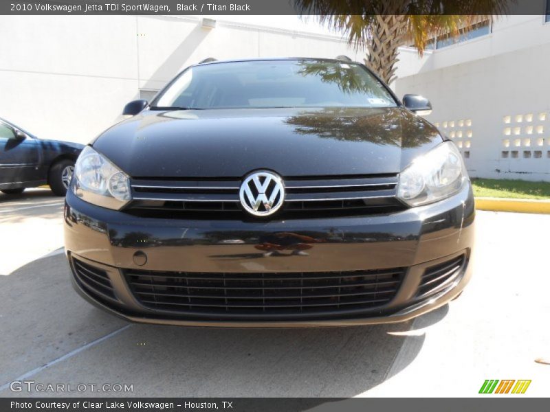 Black / Titan Black 2010 Volkswagen Jetta TDI SportWagen