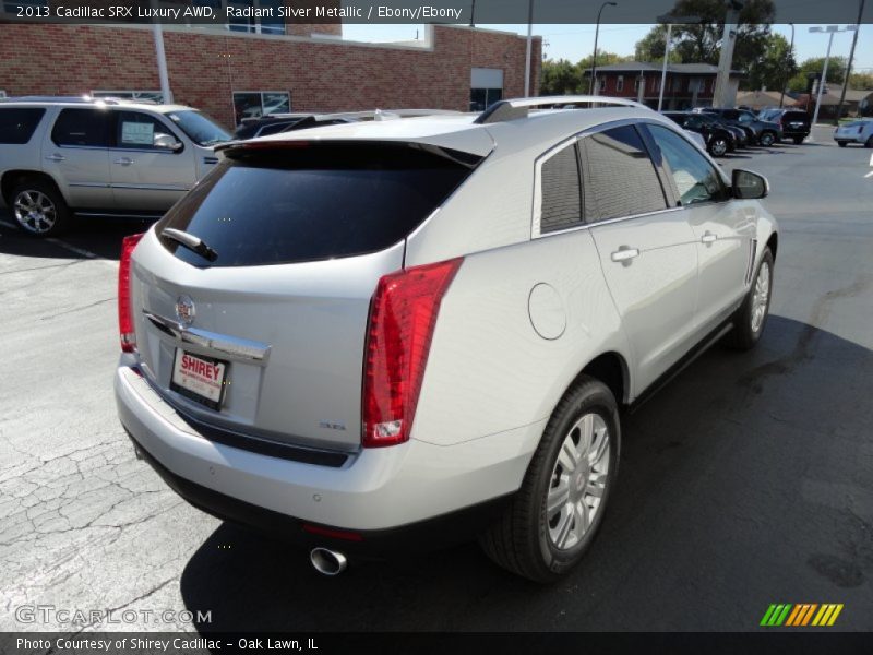 Radiant Silver Metallic / Ebony/Ebony 2013 Cadillac SRX Luxury AWD