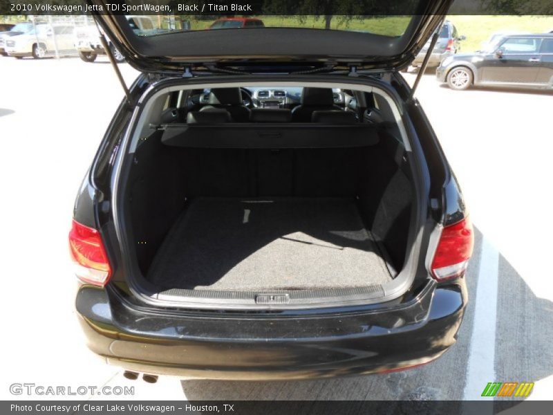 Black / Titan Black 2010 Volkswagen Jetta TDI SportWagen