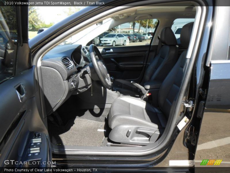 Black / Titan Black 2010 Volkswagen Jetta TDI SportWagen