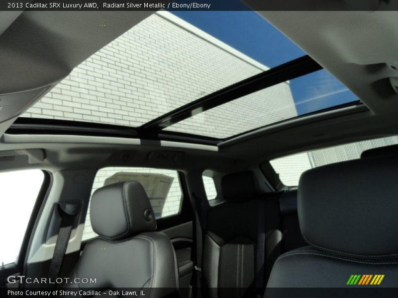 Radiant Silver Metallic / Ebony/Ebony 2013 Cadillac SRX Luxury AWD