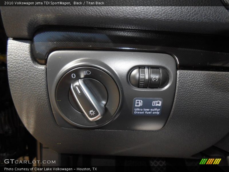Black / Titan Black 2010 Volkswagen Jetta TDI SportWagen