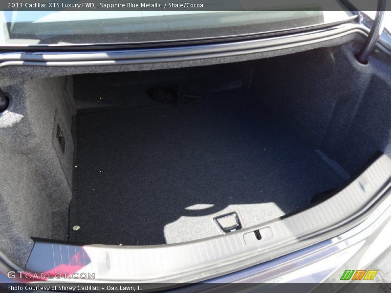 Sapphire Blue Metallic / Shale/Cocoa 2013 Cadillac XTS Luxury FWD