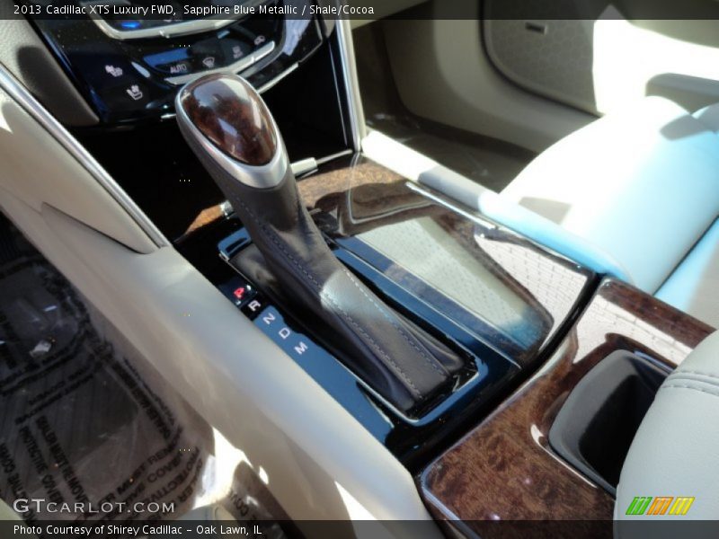 Sapphire Blue Metallic / Shale/Cocoa 2013 Cadillac XTS Luxury FWD
