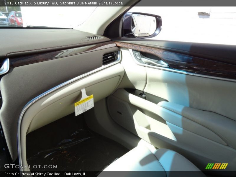 Sapphire Blue Metallic / Shale/Cocoa 2013 Cadillac XTS Luxury FWD
