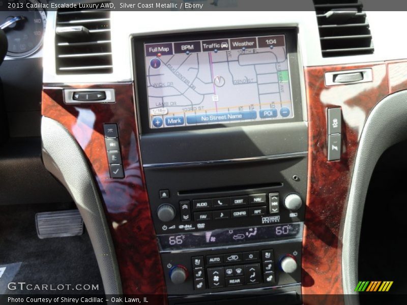 Silver Coast Metallic / Ebony 2013 Cadillac Escalade Luxury AWD