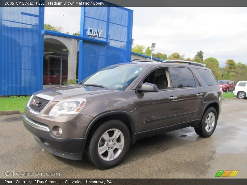Medium Brown Metallic / Ebony 2009 GMC Acadia SLE