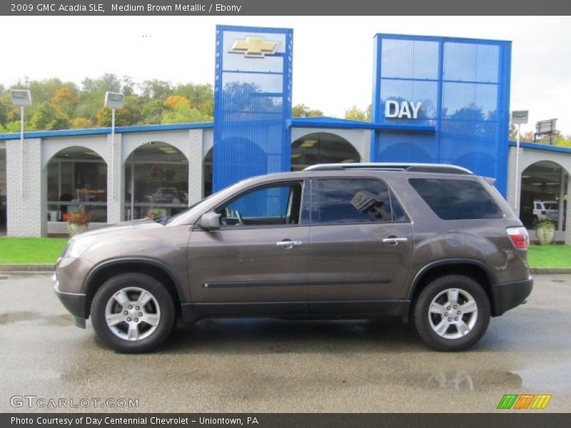 Medium Brown Metallic / Ebony 2009 GMC Acadia SLE