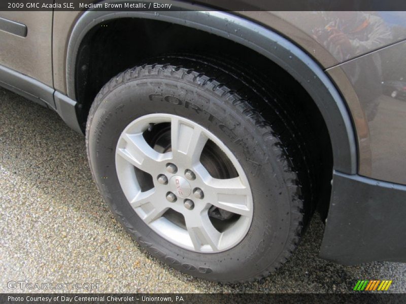 Medium Brown Metallic / Ebony 2009 GMC Acadia SLE