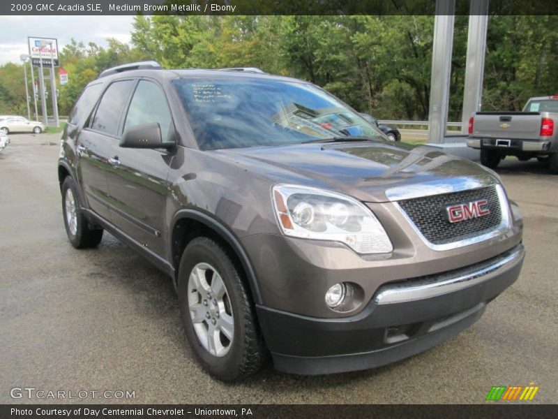 Medium Brown Metallic / Ebony 2009 GMC Acadia SLE