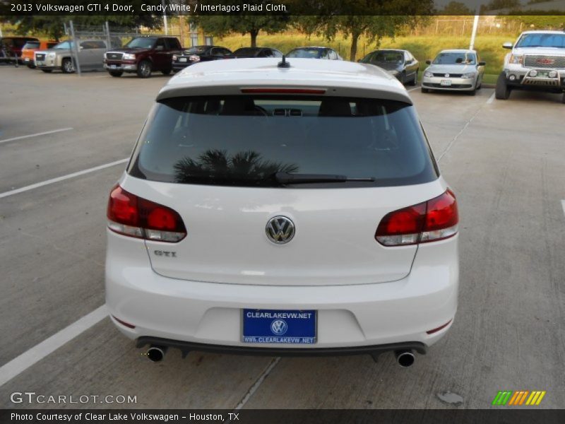 Candy White / Interlagos Plaid Cloth 2013 Volkswagen GTI 4 Door