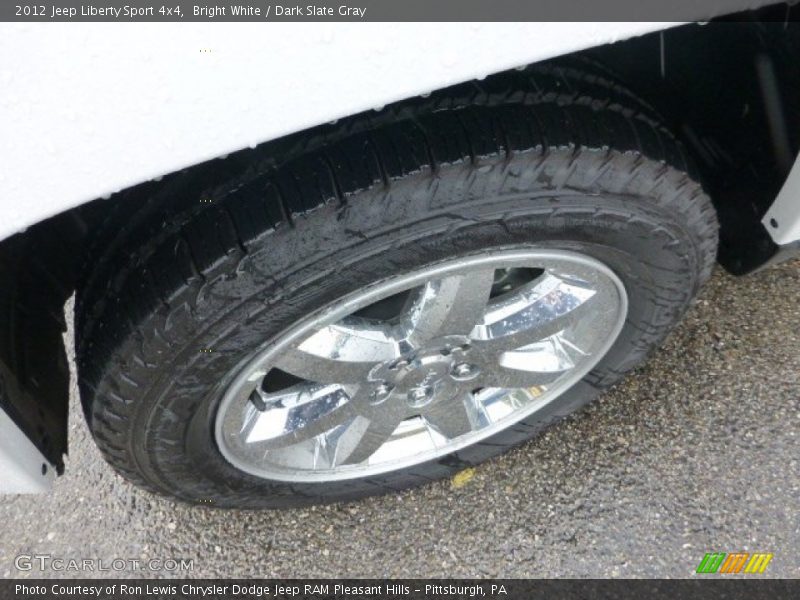 Bright White / Dark Slate Gray 2012 Jeep Liberty Sport 4x4